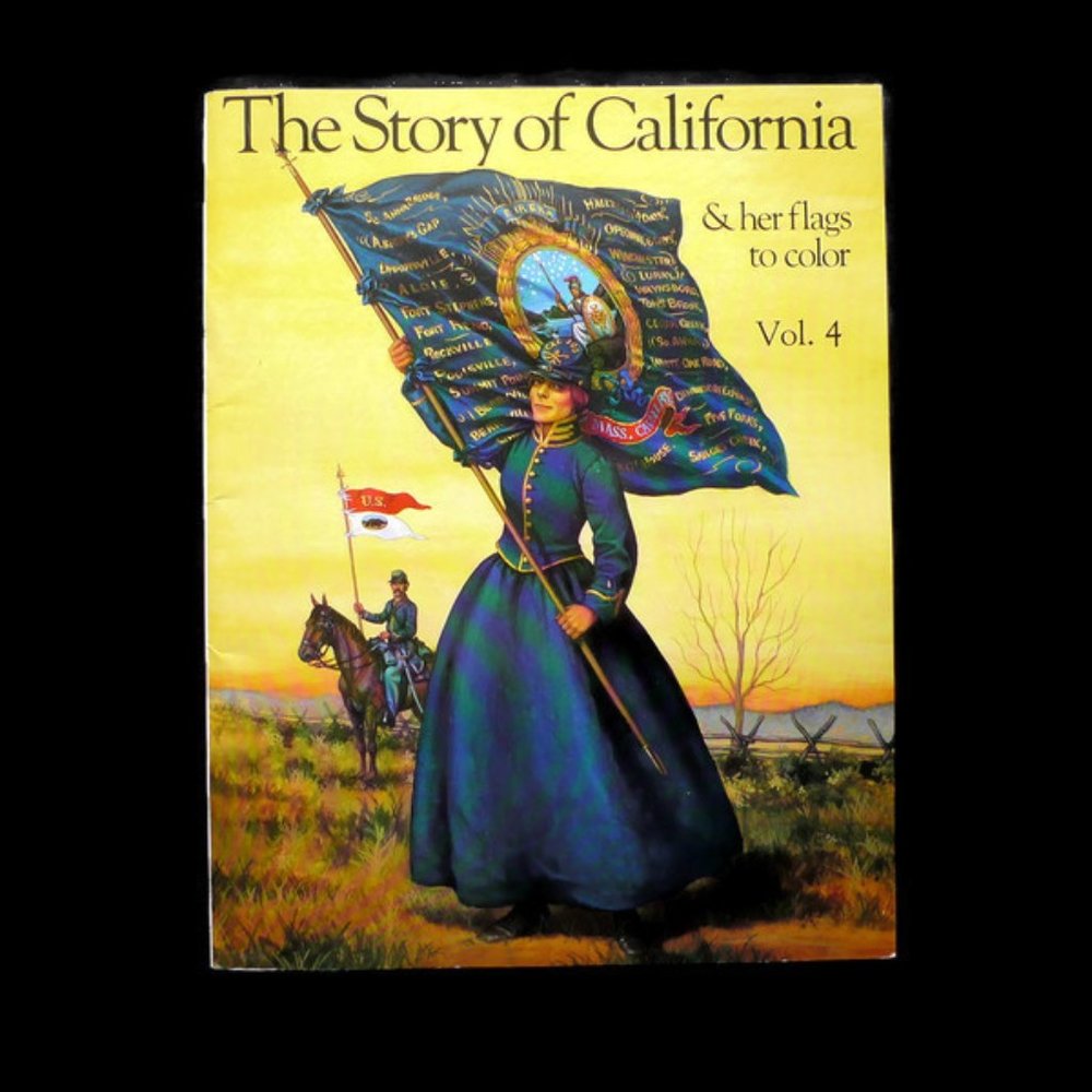 1996 The Story of California & her flags book